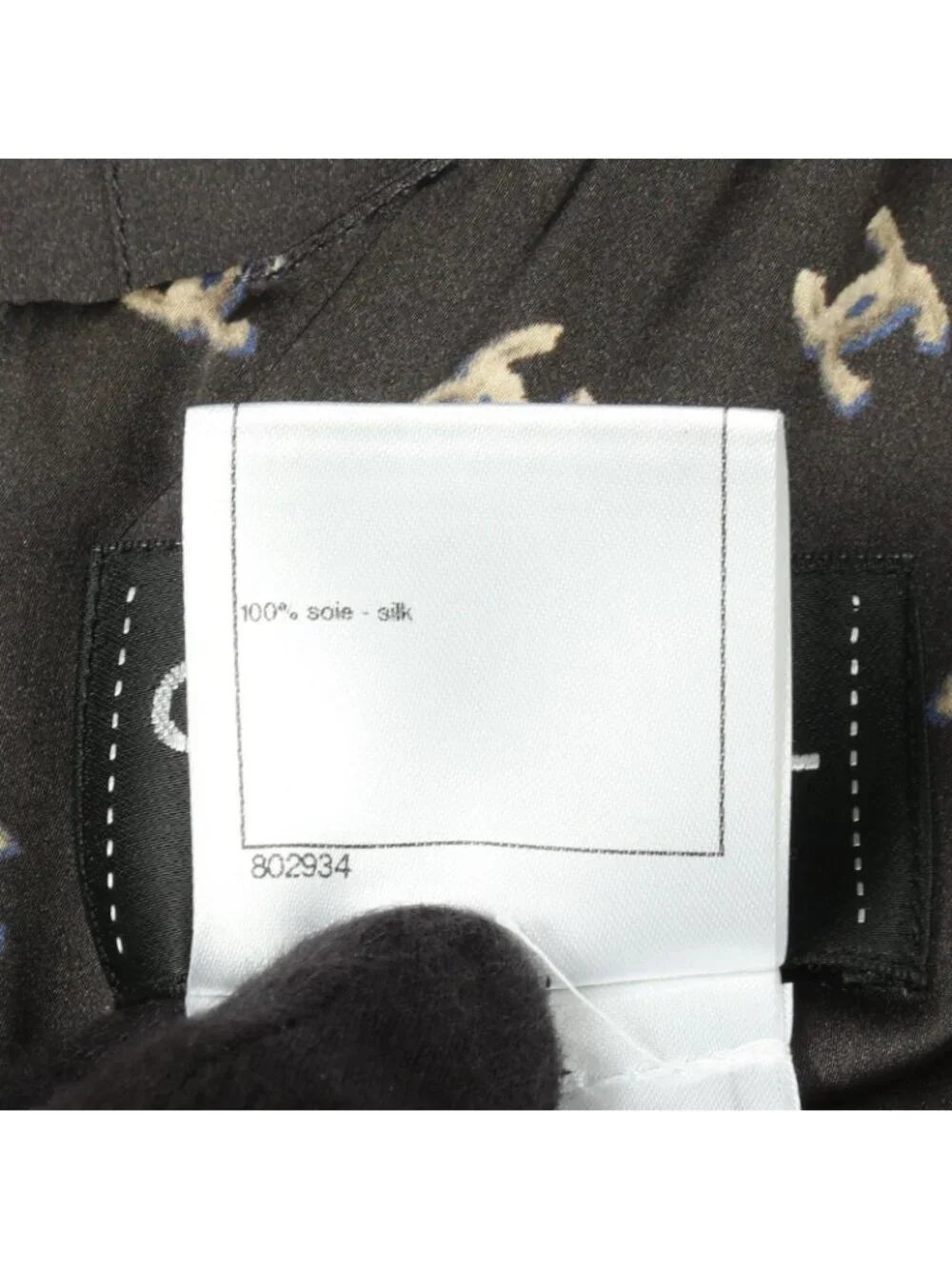 Chanel Dress CC Logo Sleeveless Silk
